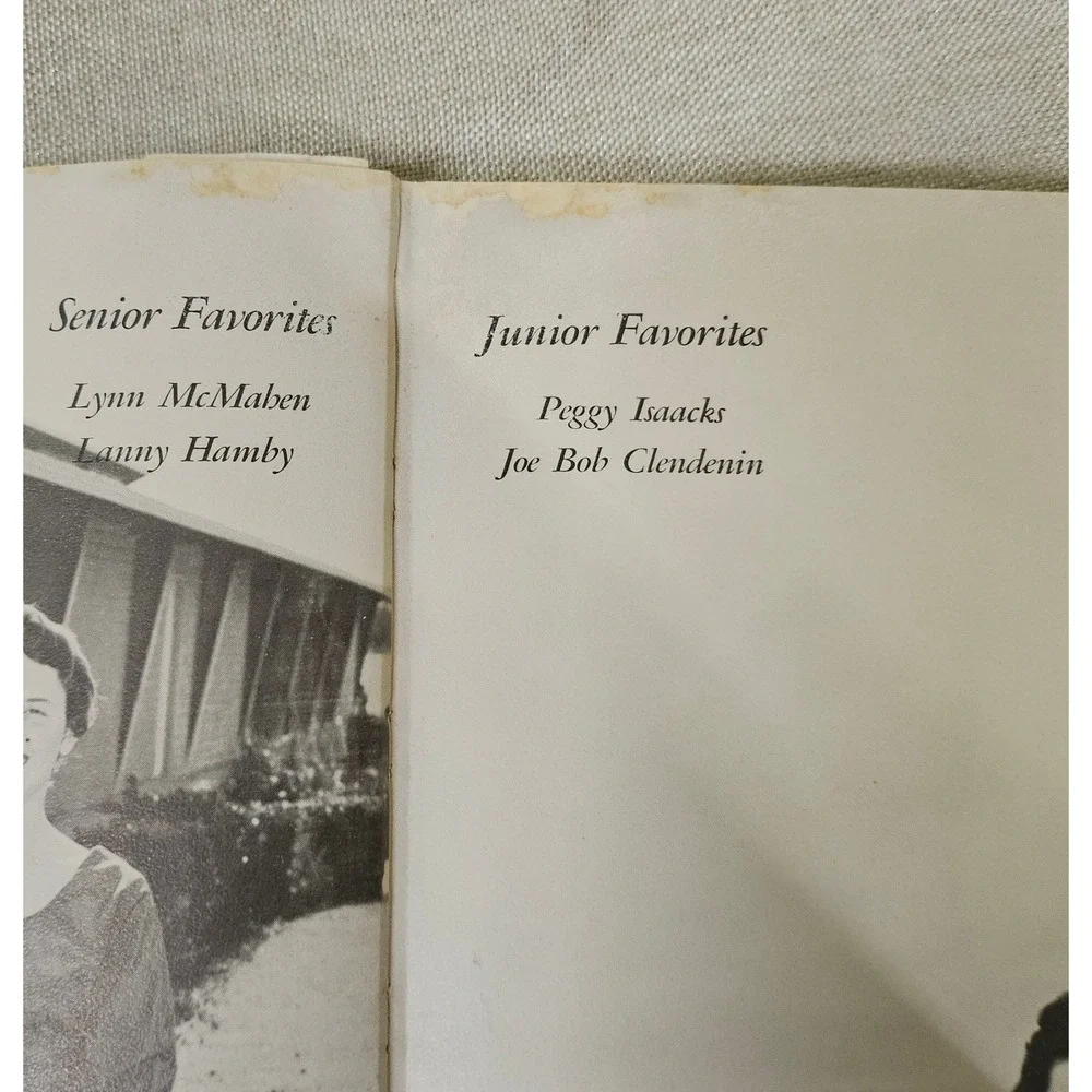 1958‎ El Rodeo Yearbook Big Spring Senior High School Volume 39 Lane Edwards